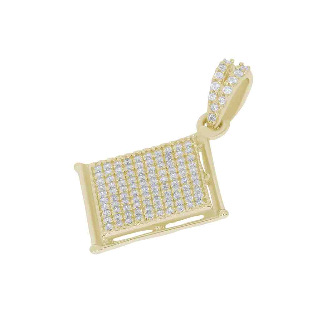 Cluster Circle Charm Pendant ER23029APD